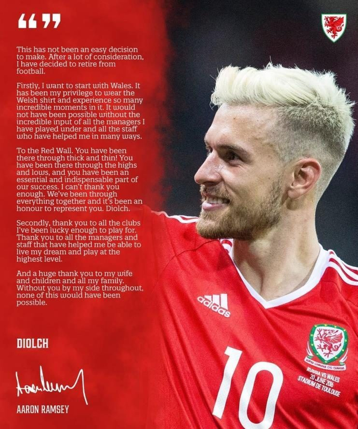 世界杯手机直播软件安装-死神归隐！拉姆塞宣布正式退役，一段满是温情与悲情的传奇落幕|威尔士|足总杯|阿森纳|绝杀|美洲狮足球俱乐部_新浪体育_新浪新闻